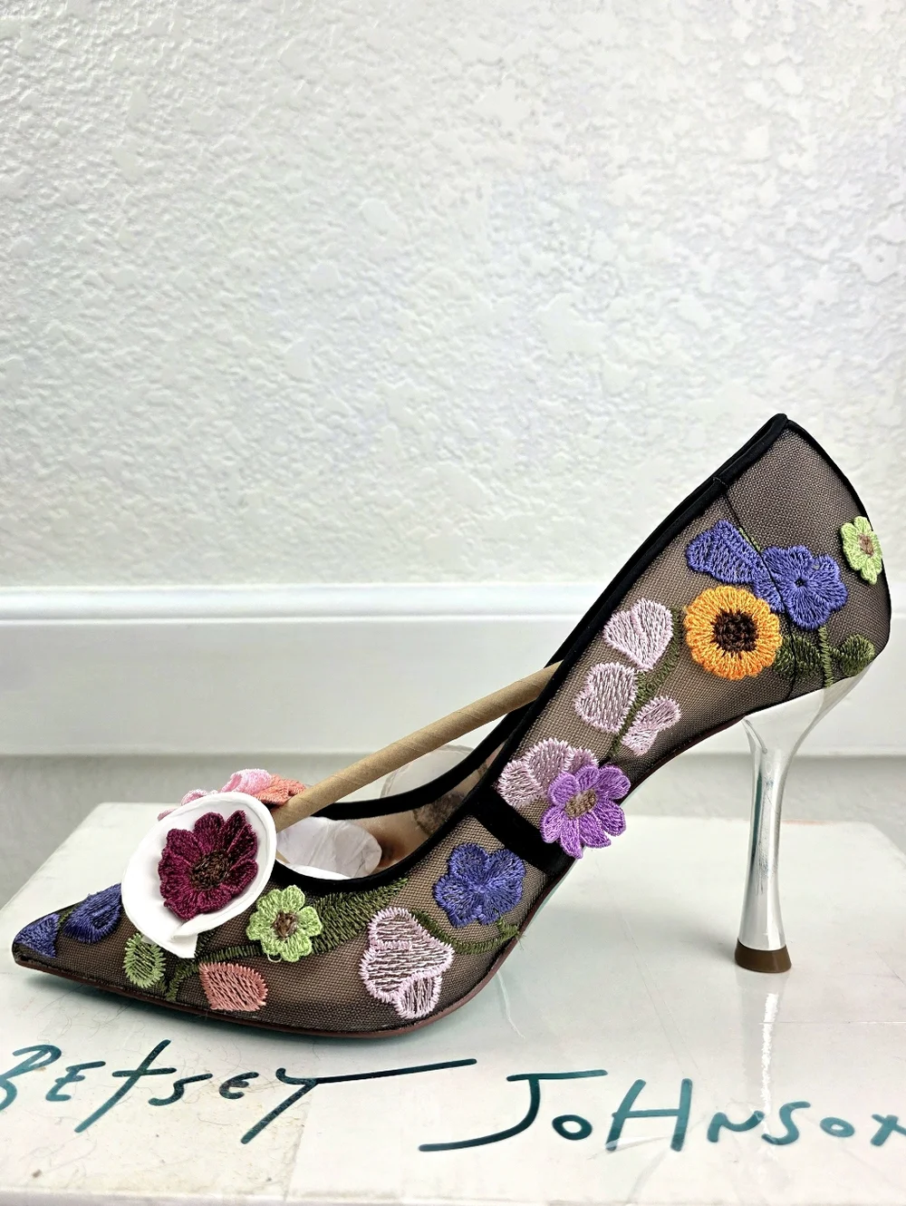 Betsey Johnson SB-Aimey 3-D Floral Pumps - Picture 5 of 11